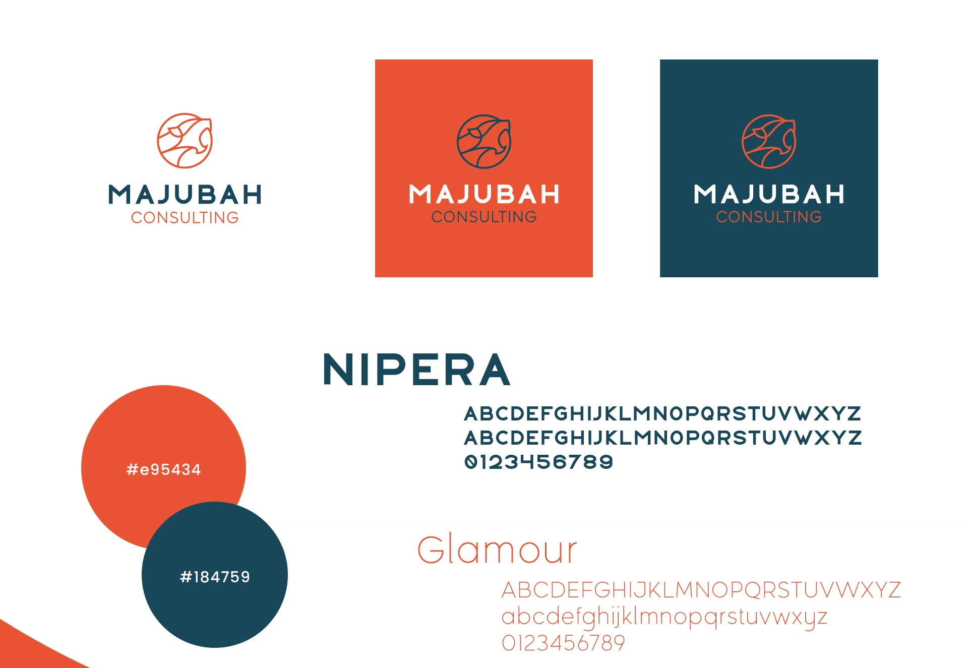 identité visuelle consultant financement Majubah Consulting